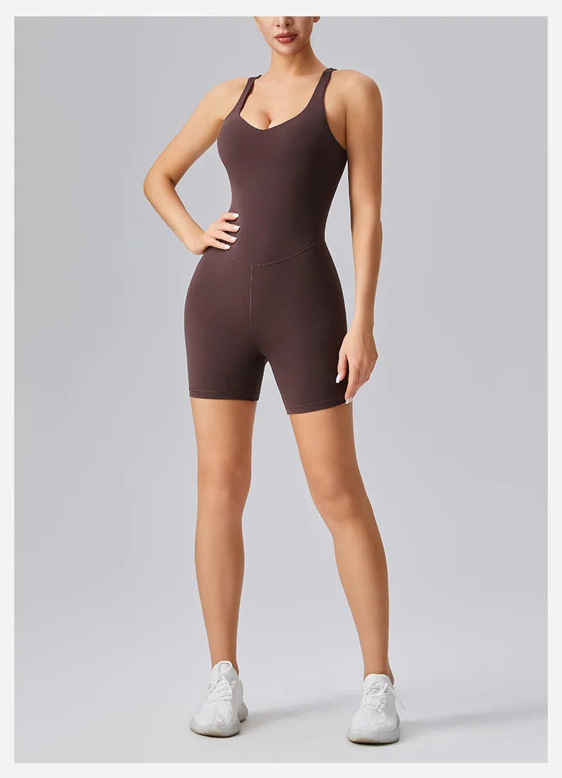 Victorious VeloGlow Backless Sports Bodysuit