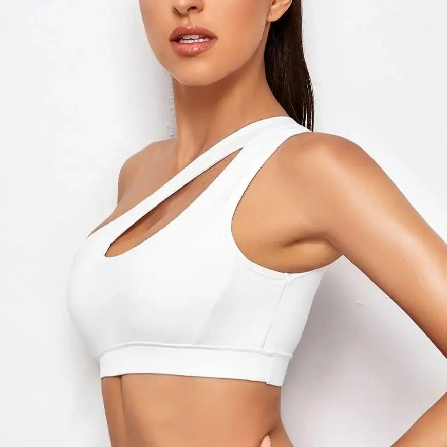 Victorious Journey One-Shoulder Gym Bra