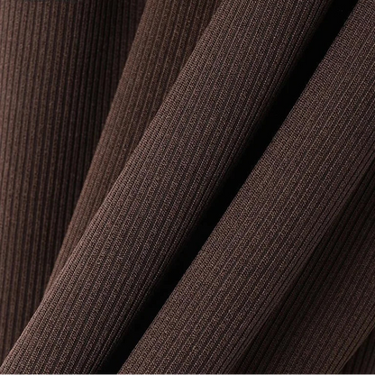 Buckle Belt Straps Ribbed Tank Top