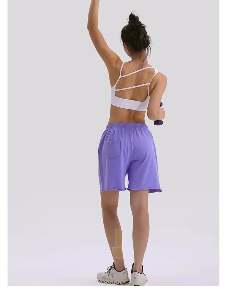 Women's Asymmetric Shoulder Straps Yoga Bra (Victorious SyncWear)