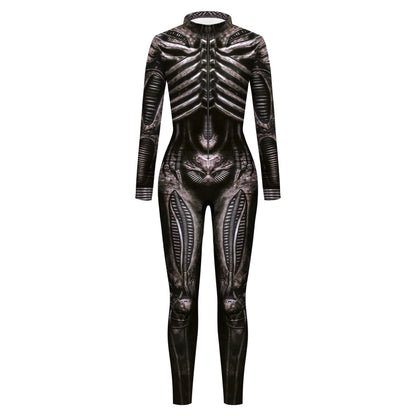 Victorious Alien Dawn Skeleton Jumpsuit