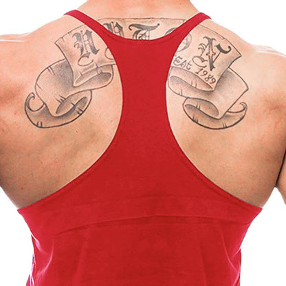 Gym Fitness Bodybuilding Tank Top/ Mens Sleeveless Y-back Tank Tops