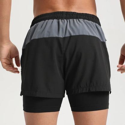 Victorious NovaGlow 2 in 1 Double-Layer Quick Dry Shorts