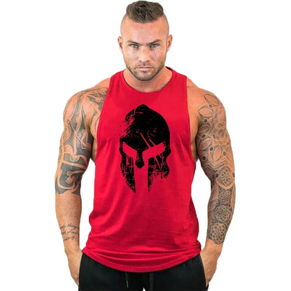 Workout Gym Tank Top /Mens Muscle Sleeveless Sportswear Shirt / Bodybuilding