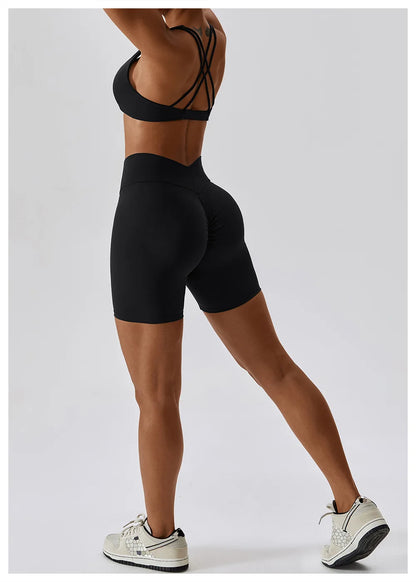 Victorious EpicWin V-Waist High Biker Shorts