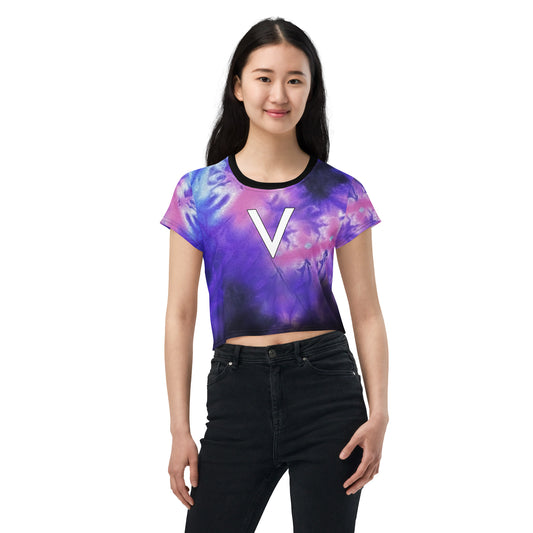 Victorious Galactic Blend Crop Tee