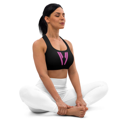 Victorious Cyber Pink Sports bra