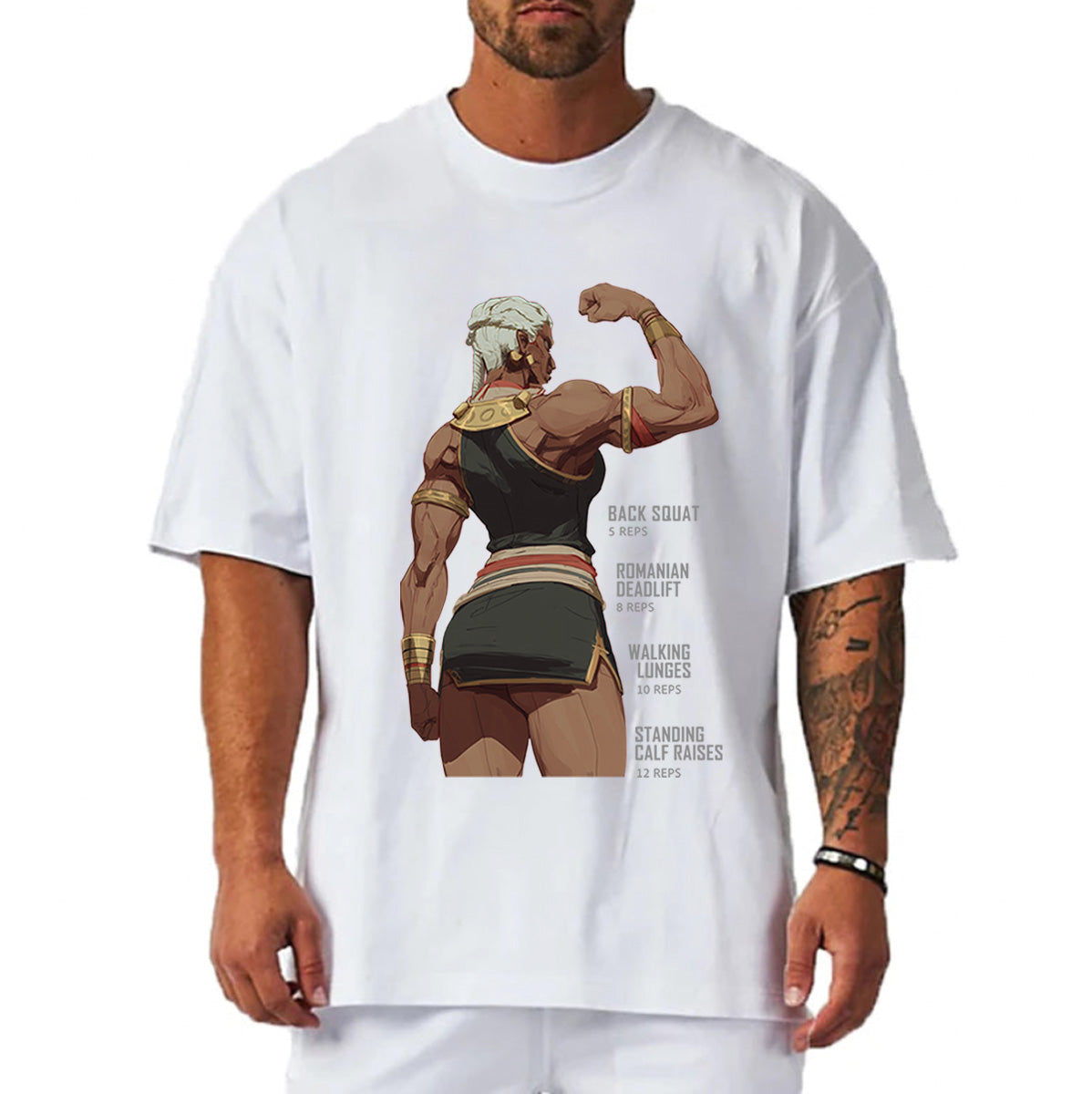 Gym Warrior Oversize T-shirt - Front Print (Oversize)