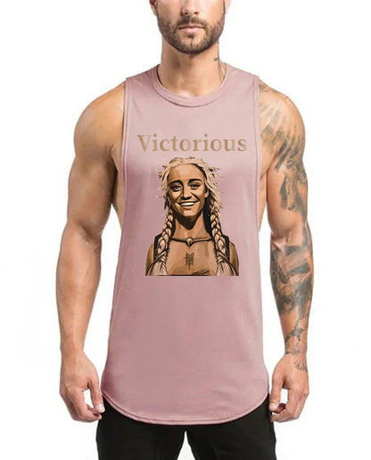 Victorious Valkyrie's Joy (Men Gym Tank-Top)