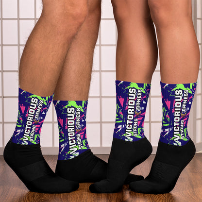 Victorious (Periwinkle) Dynamic Athletic Socks