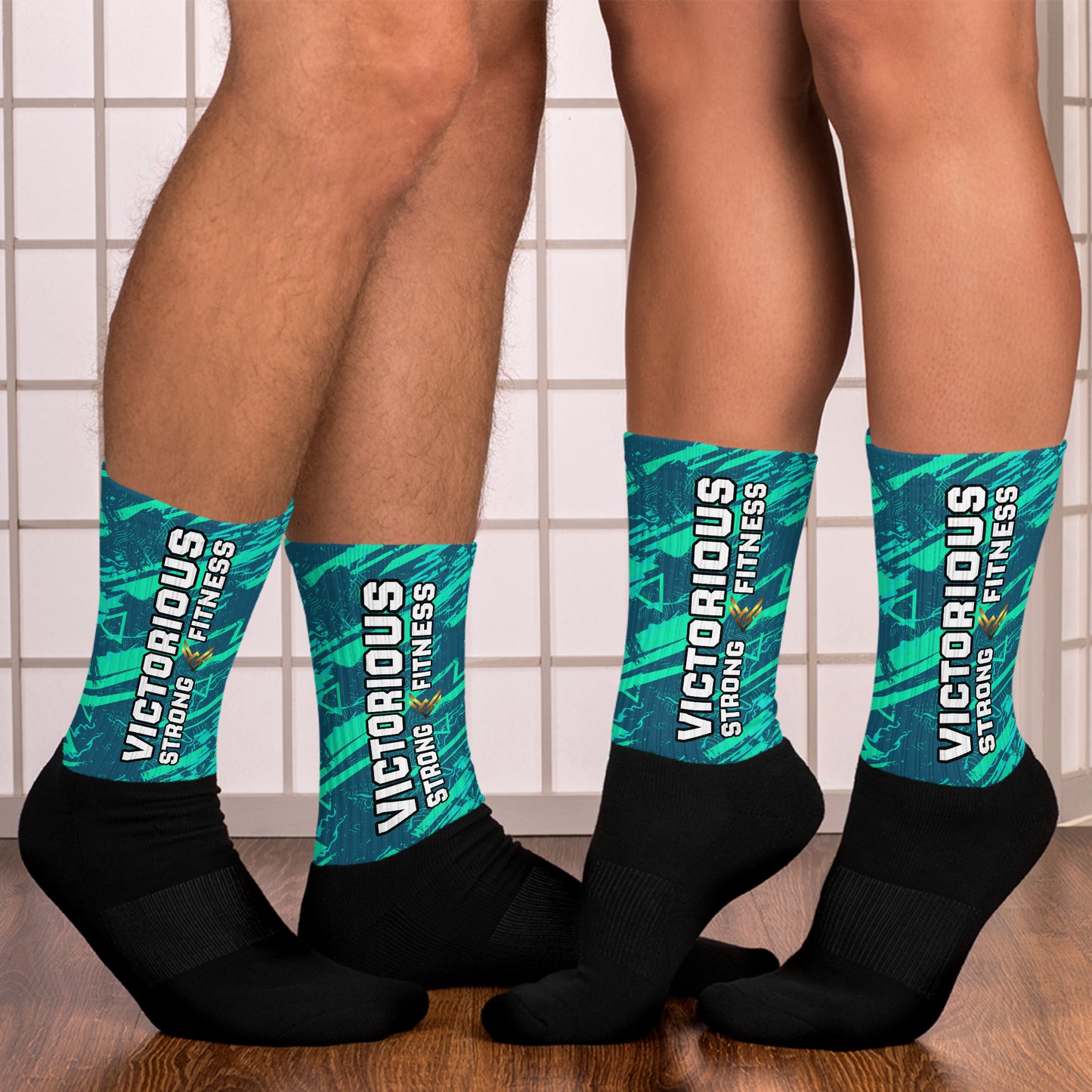 Victorious (Fluorescent Turquoise) Dynamic Athletic Socks