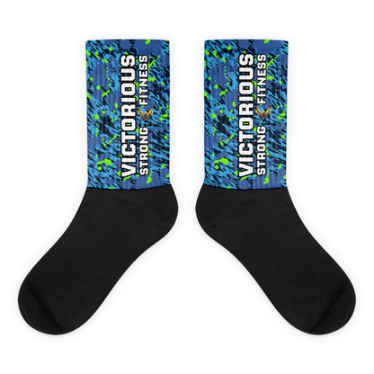 Victorious (Neon Aqua Marine) Dynamic Athletic Socks