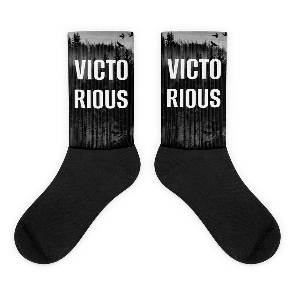 Victorious Apocalypse Black Socks