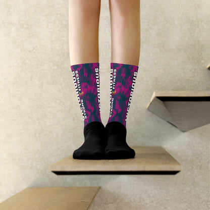 Victorious (Rosy Midnight) Dynamic Athletic Socks