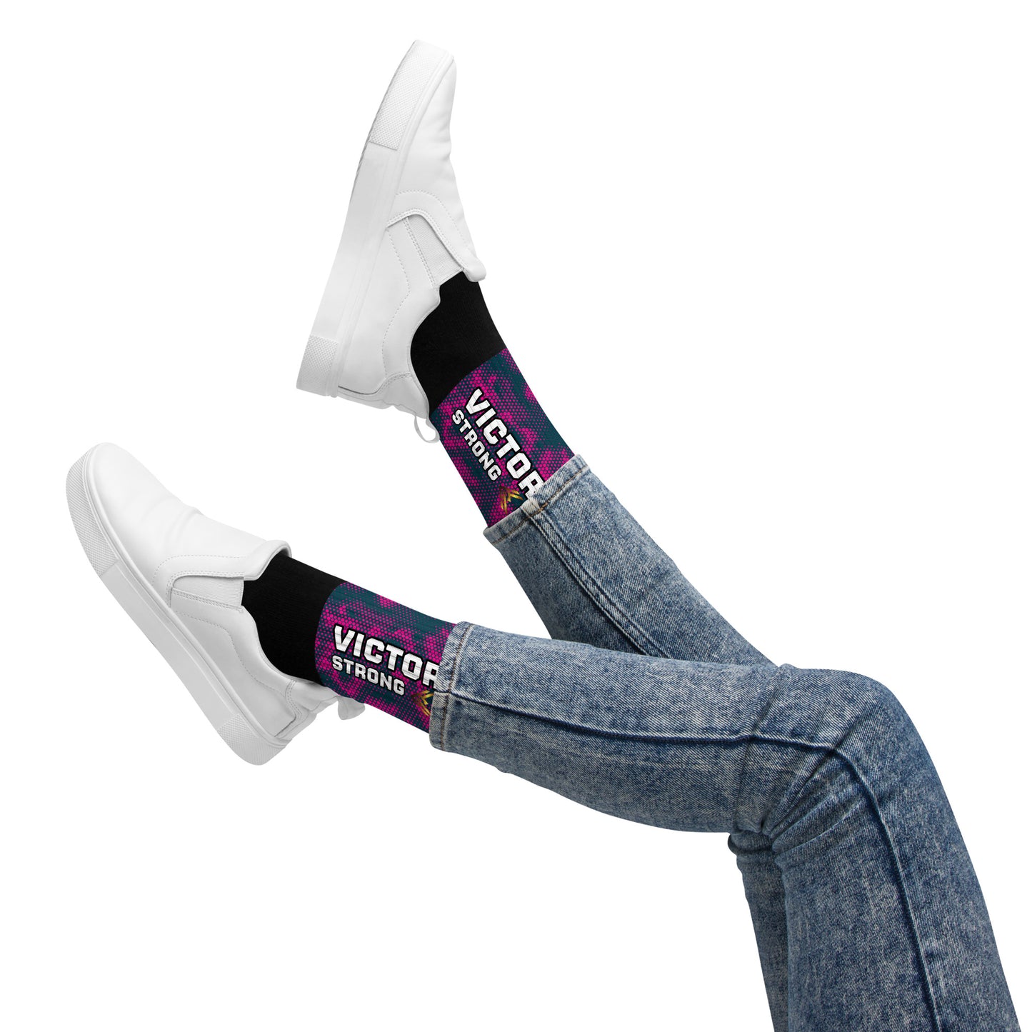 Victorious (Rosy Midnight) Dynamic Athletic Socks