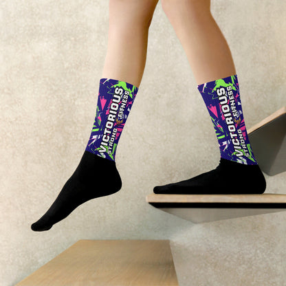 Victorious (Periwinkle) Dynamic Athletic Socks