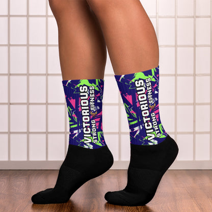 Victorious (Periwinkle) Dynamic Athletic Socks