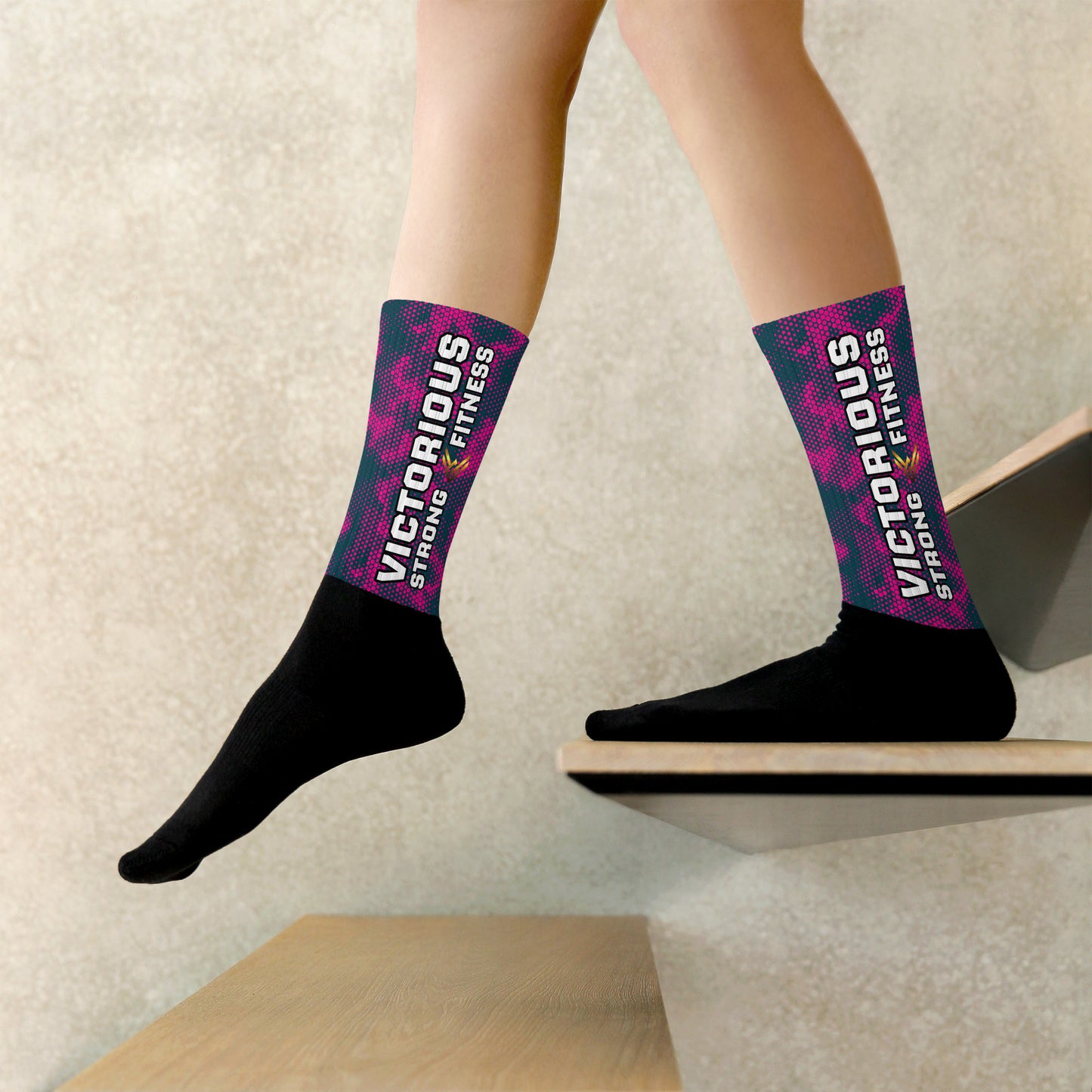 Victorious (Rosy Midnight) Dynamic Athletic Socks