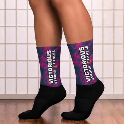 Victorious (Rosy Midnight) Dynamic Athletic Socks