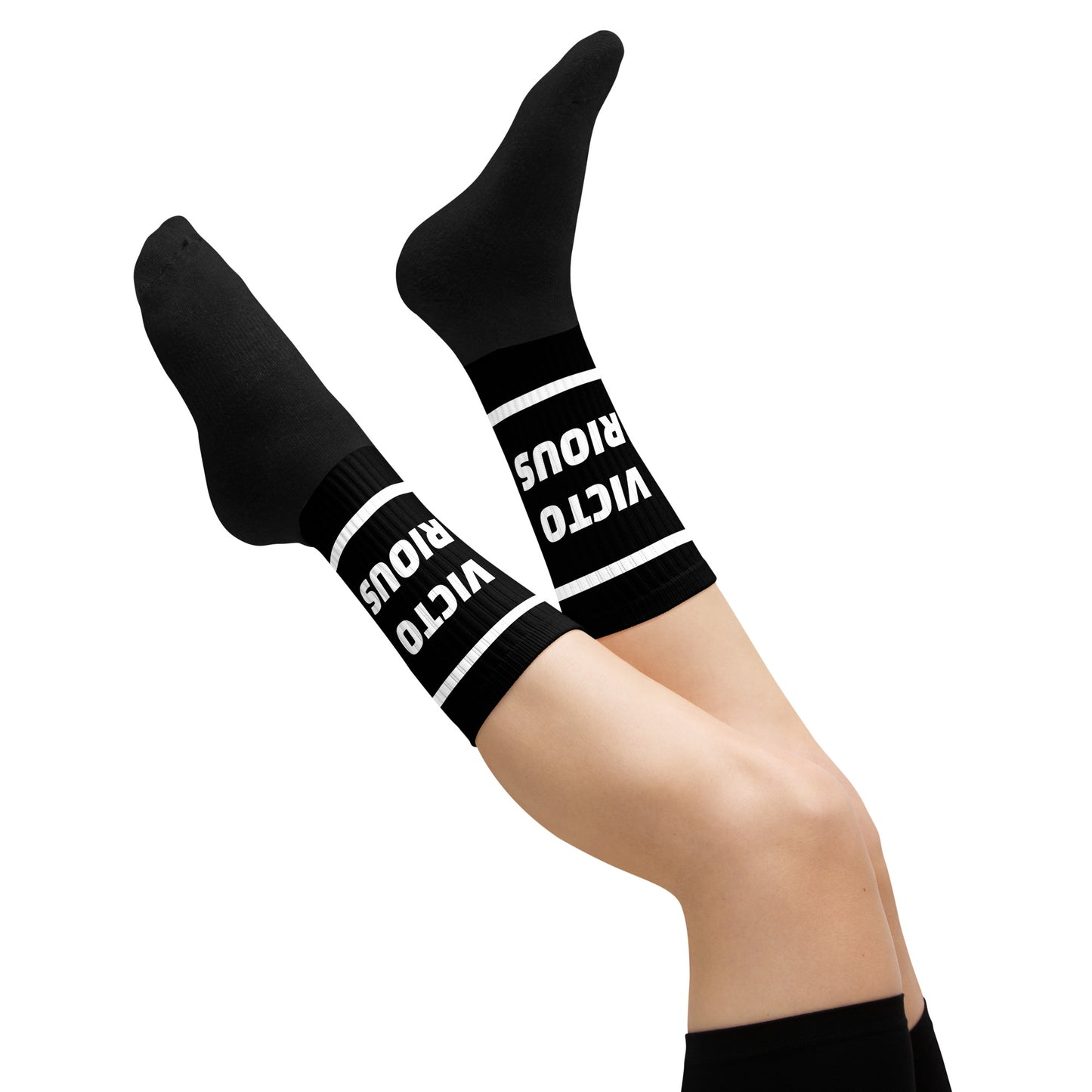 Victorious I Black Performance Socks