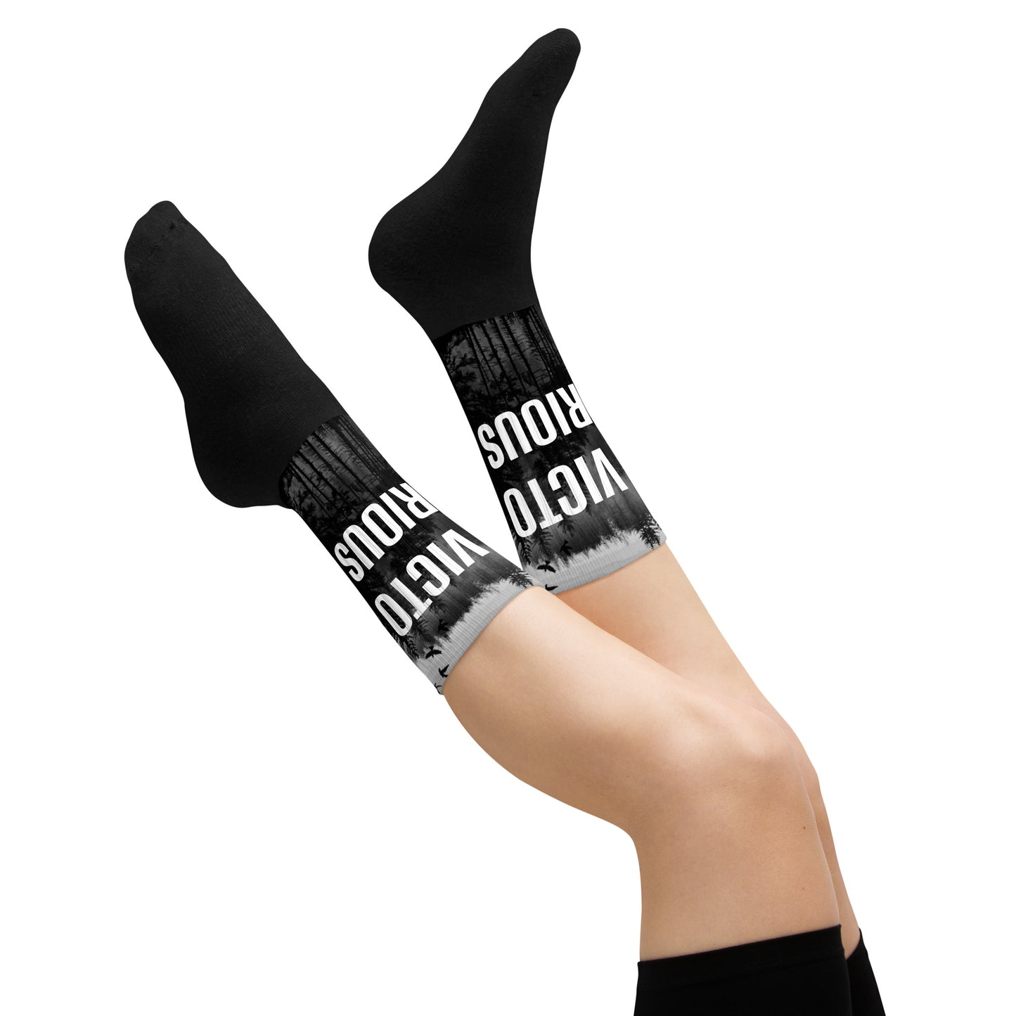 Victorious Apocalypse Black Socks