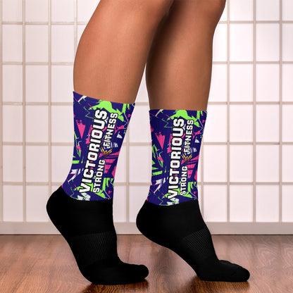 Victorious (Periwinkle) Dynamic Athletic Socks