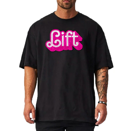 Black / M Victorious Barbie "Lift" Oversize Gym T-shirt