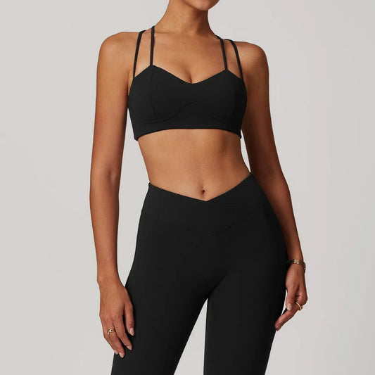 Black / M Victorious EnduraFlow Sports Bra