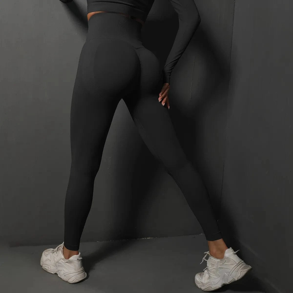 Black / S Victorious Aphrodite's Charm Seamless Gym Leggings