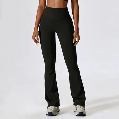 Black / S Victorious Eclipse Flare Workout Leggings