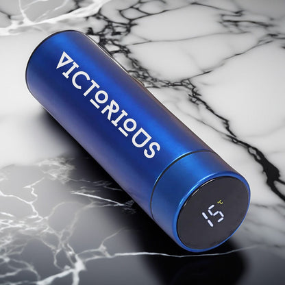 Blue / 500ml Victorious Vacuum Water Bottle Smart Display Temperature 500ML / Stainless Steel