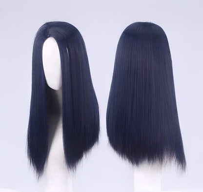 Caitlyn Kiramman Cosplay Wig, Arcane Blue Wig Long