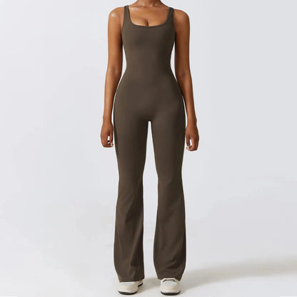 Charcoal Coffee / S Victorious PeakFit Sports Jumpsuit