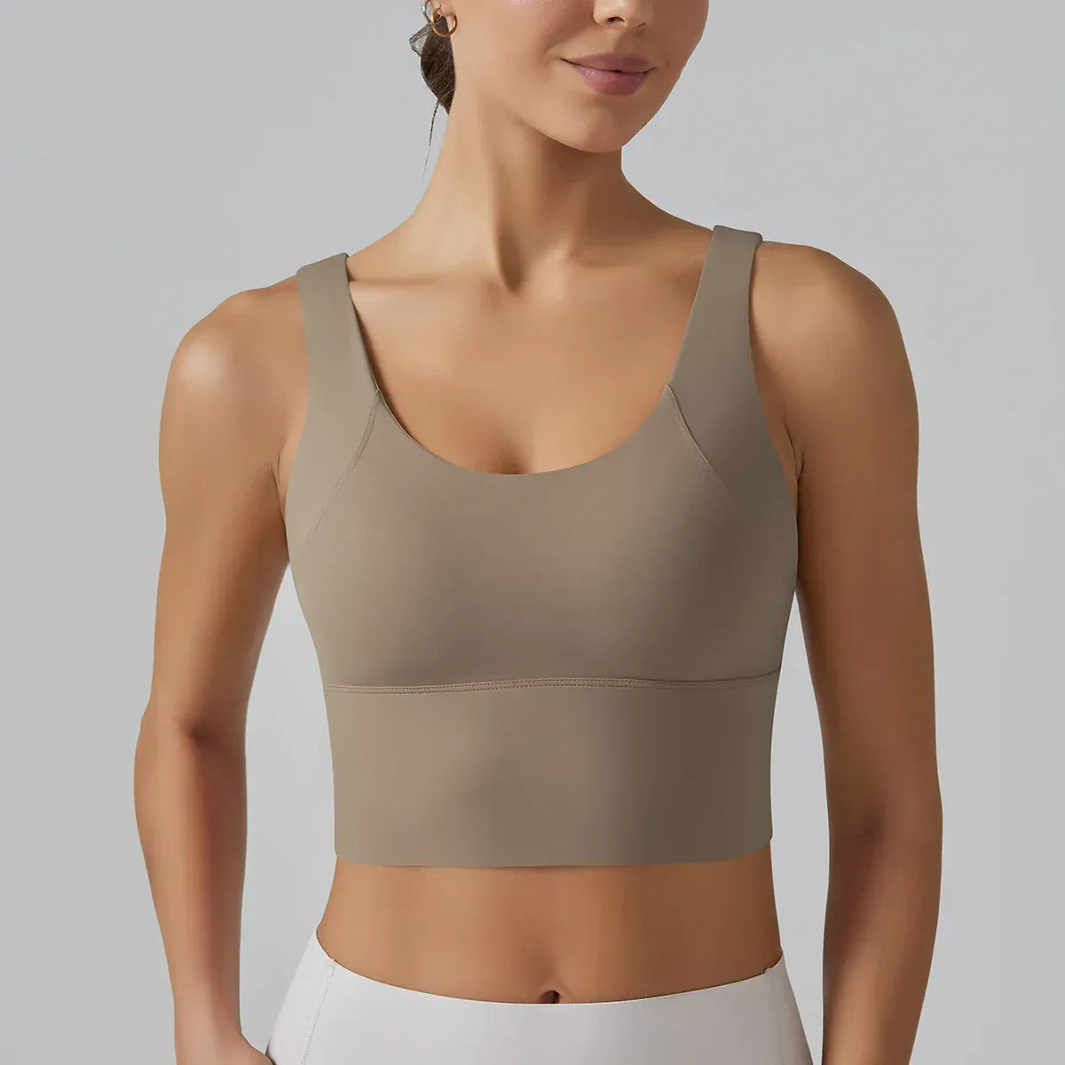 Cocoa / S Victorious Cascade Trail V-Back Sports Bra