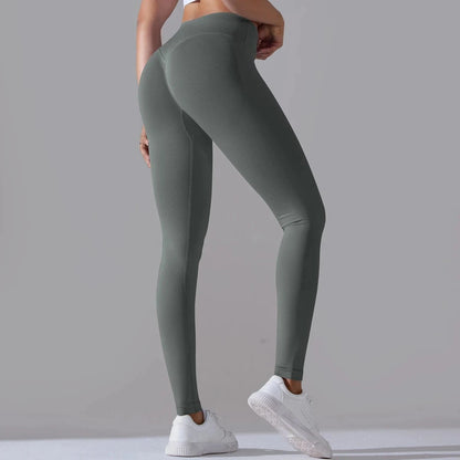 Crossover Waist Women Yoga Leggings / Victorious BioSync Leggings