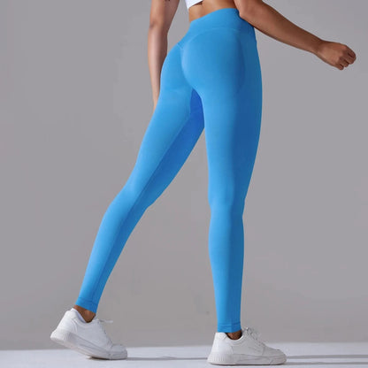 Crossover Waist Women Yoga Leggings / Victorious BioSync Leggings