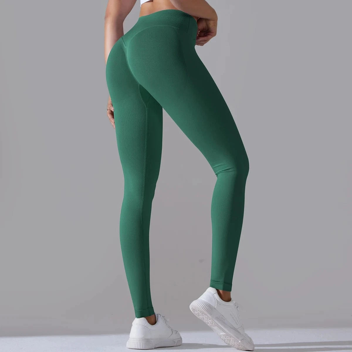 Crossover Waist Women Yoga Leggings / Victorious BioSync Leggings