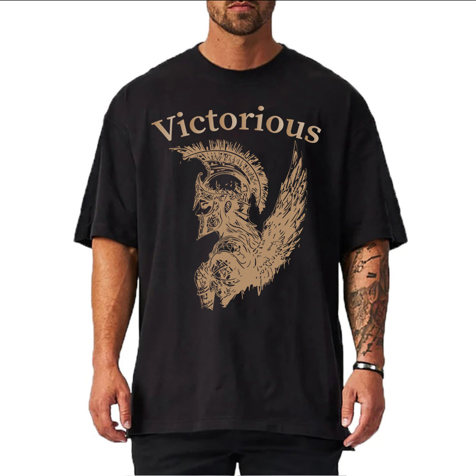 Victorious Valkyrie's Battle (Oversize Gym T-shirt)