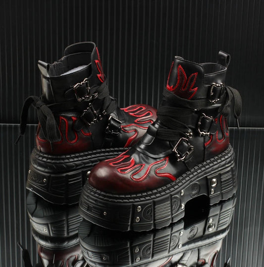 Victorious Blazing Summit Men's Thick-soled Heightening 8cm Boots