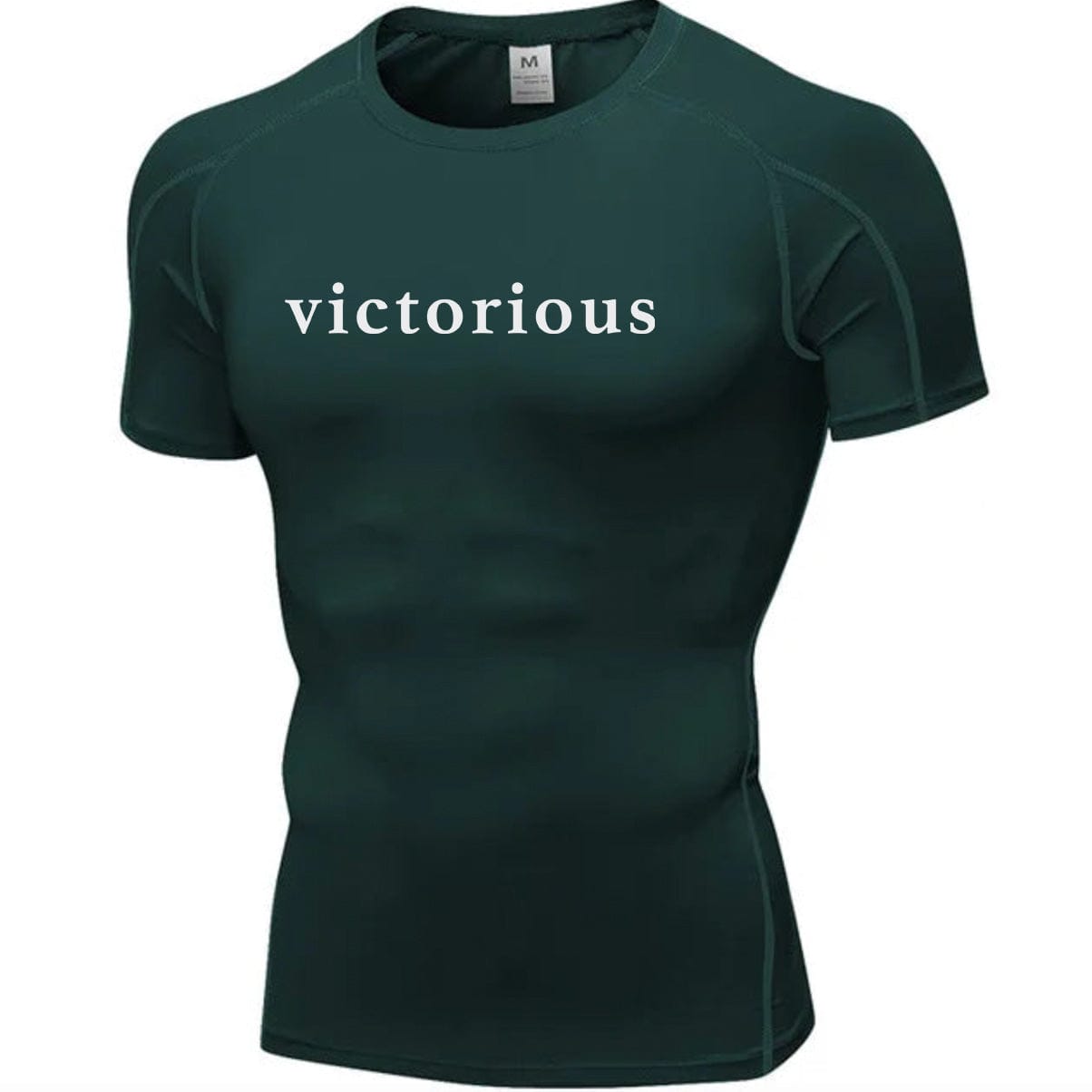 Dark green / S Victorious Muscle Pump Forge Compression Shirt (Unisex)