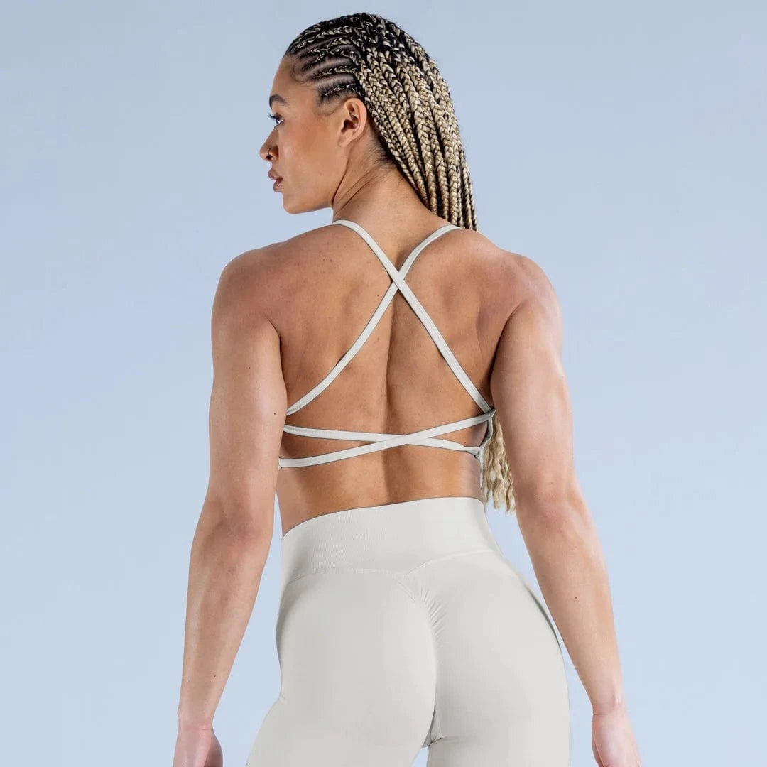 Dynamic Backless Sports Bra / High Impact Fitness / Gym Bra