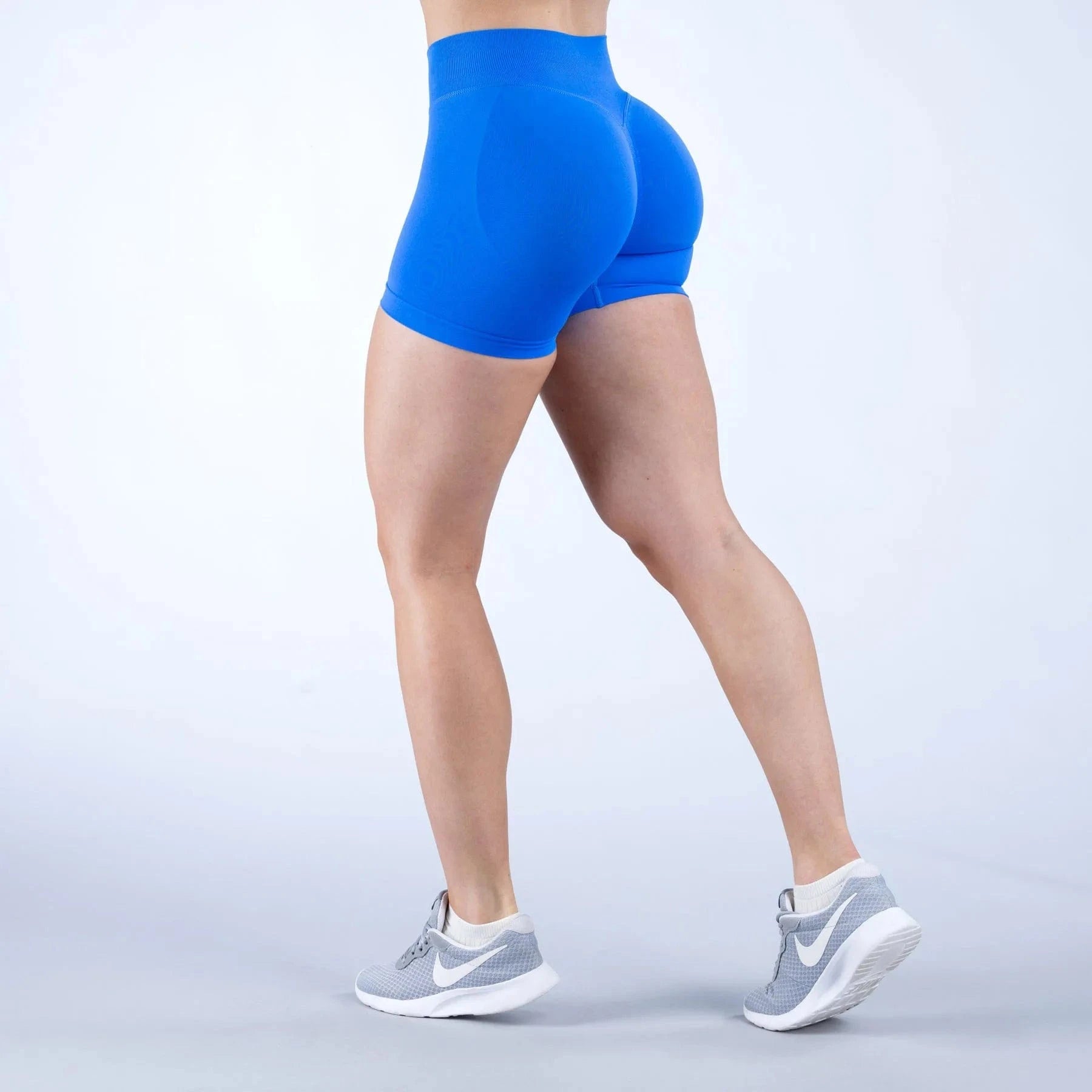 Electric Blue / XS Island XXIIV Low-Rise Women’s High-Impact Sports Shorts by Victorious