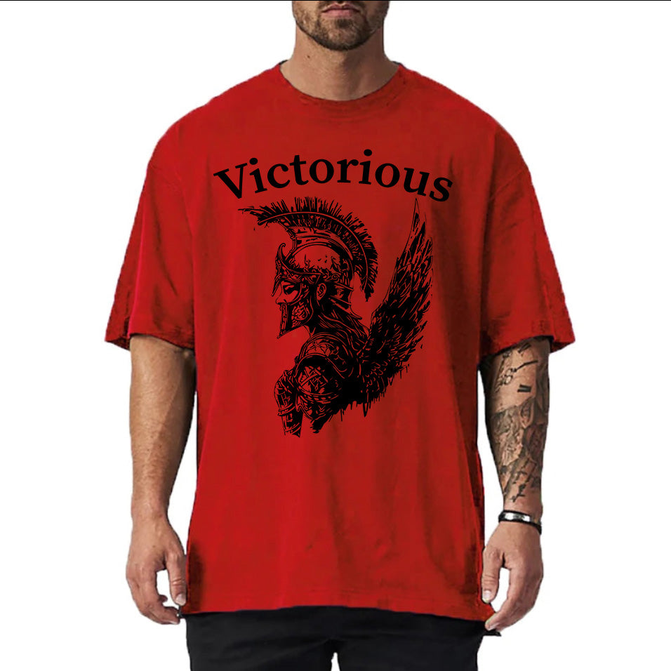 Victorious Valkyrie's Battle (Oversize Gym T-shirt)