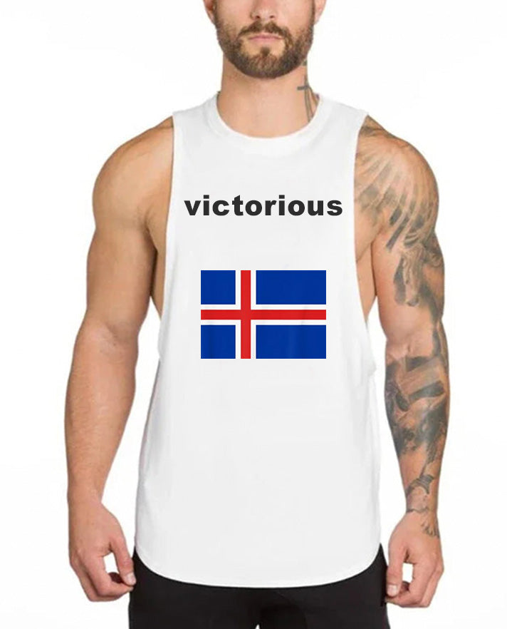 Victorious sigrast á (Icelandic Gym Tank top)