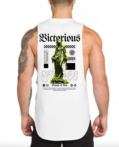 Victorious Beauty of God (High-Nek Gym Tank-Top)