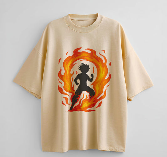 Cosmic Battle Anime Oversize T-Shirt