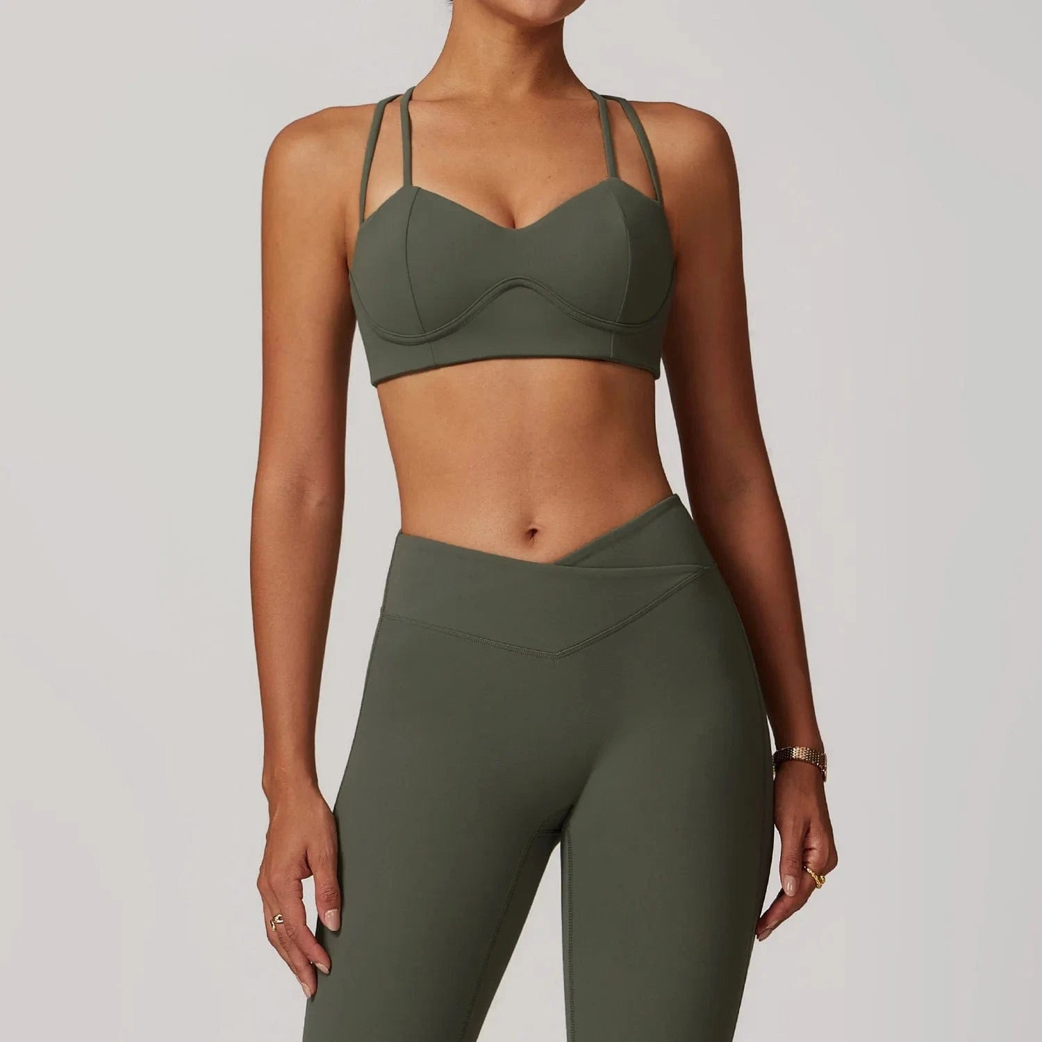Green / M Victorious EnduraFlow Sports Bra