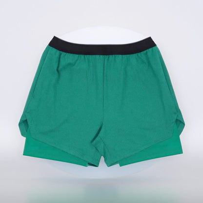 Green / M Victorious Men’s Shorts – Dual-Layer Design for Performance Training