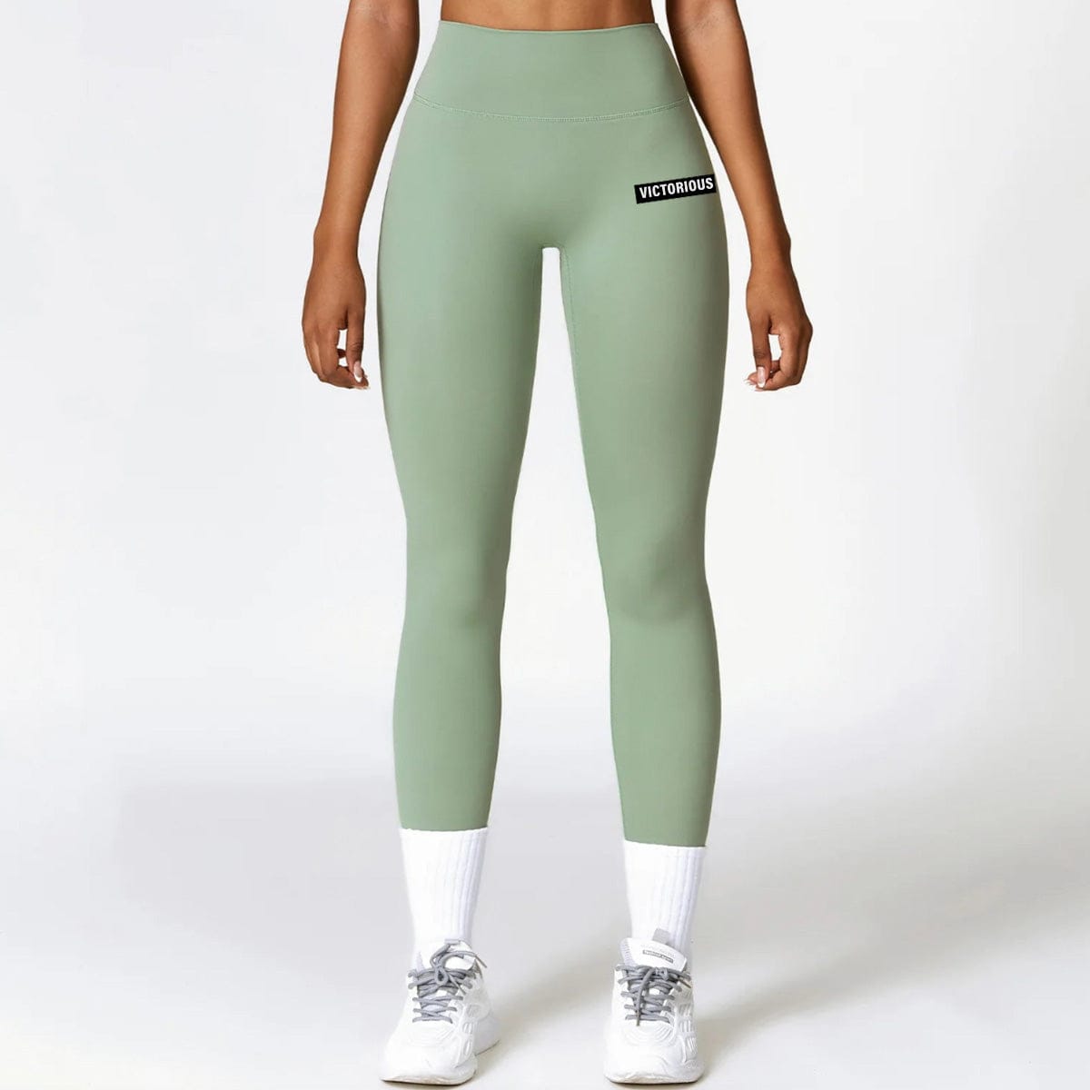Green / S Women Seamless Gym Leggings/ High Intensity Training Leggings/ Flattering (MoonFit)