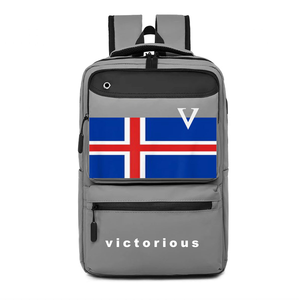 Victorious eldur og ís (Icelandic Gym Backpack)